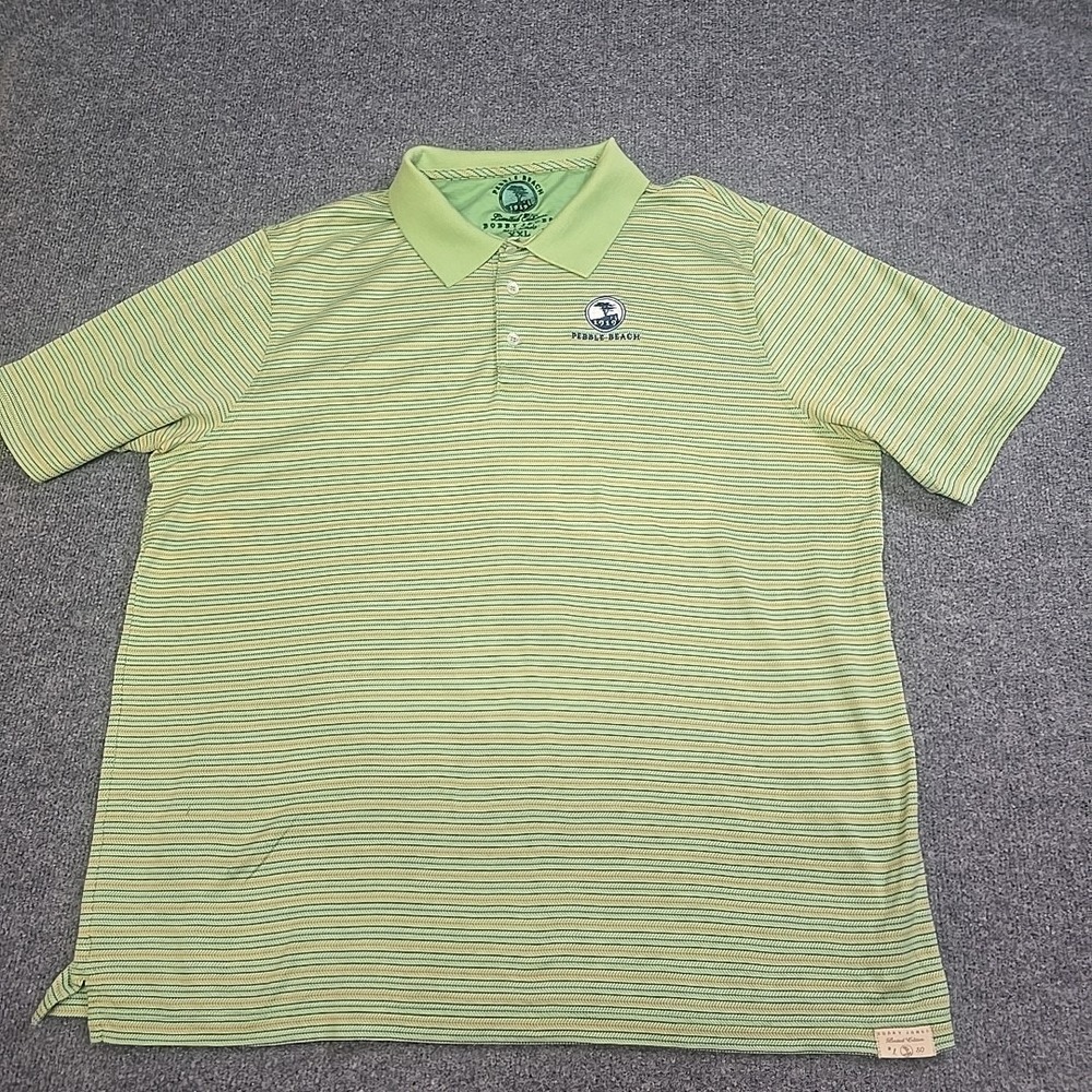 Pebble Beach Limited Edition Golf Polo Mens XXL Bobby Jones Edition 1919 Patch
